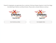 Tablet Screenshot of chimerahobby.com